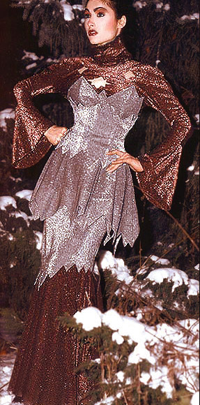arte de la fantasa del traje de la manera (plata - cobre) con el 'cristal' conocido en nuevo estilo romntico